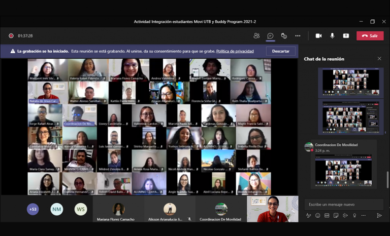 Integración De Estudiantes De Movilidad Virtual - UTB