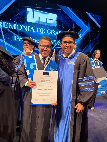 Carlos Rico, egresado de la Universidad Tecnológica de Bolívar. // Foto: Cortesía Carlos Rico.